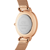  Shop Authentic Daniel Wellington Petite Amber Brown Dial Gold Mesh Strap Watch For Women - DW00100476 - Luxxuri