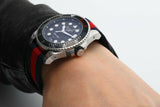  Shop Authentic Gucci Dive Black Dial Red & Blue Nylon Strap Watch For Men - YA136210 - Luxxuri