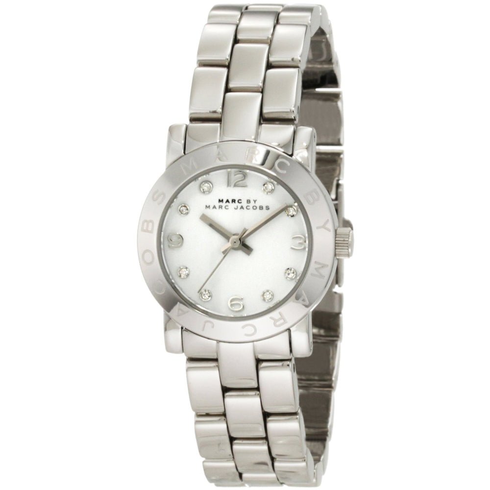  Shop Authentic Marc Jacobs Amy Silver Dial Silver Steel Strap Watch for Women - MBM3181 - Luxxuri