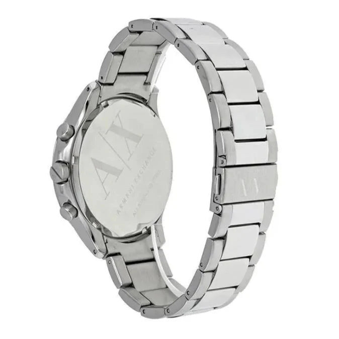  Shop Authentic Armani Exchange Hampton Chronograph Blue Dial Silver Steel Strap Watch For Men - AX2155 - Luxxuri