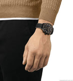  Shop Authentic Tissot Chrono XL Vintage Chronograph Black Dial Black Leather Strap Watch For Men - T116.617.36.052.02 - Luxxuri