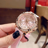  Shop Authentic Guess Frontier Diamonds Rose Gold Dial Pink Rubber Strap Watch For Women - W1160L5 - Luxxuri