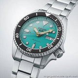  Shop Authentic Seiko 5 Sports SKX Midi Automatic Teal Dial Silver Steel Strap Watch For Men - SRPK33K1 - Luxxuri