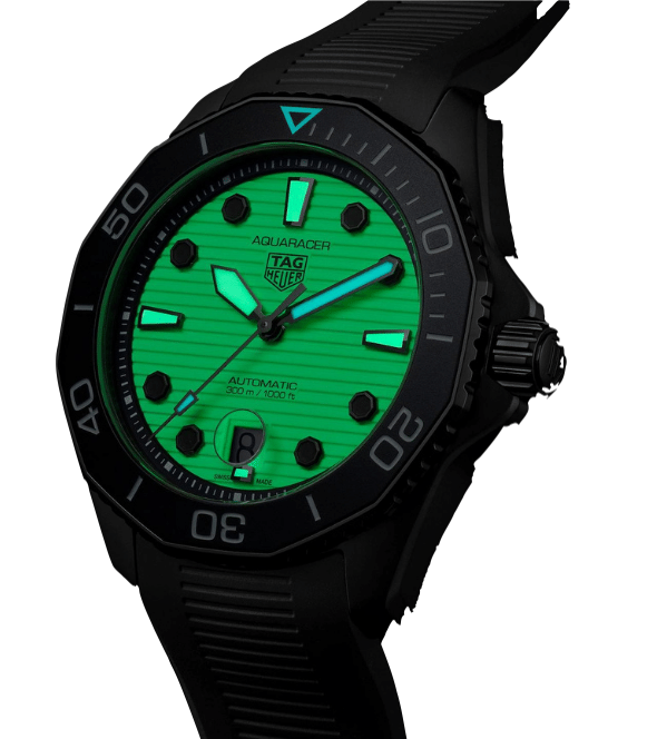  Shop Authentic Tag Heuer Aquaracer Professional 300 Automatic White Dial Black Rubber Strap Watch for Men - WBP201D.FT6197 - Luxxuri