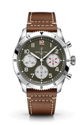  Shop Authentic Breitling Avi Chronograph 42 Curtiss Warhawk Green Dial Brown Leather Strap Watch for Men - A233802A1L1X1 - Luxxuri