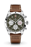  Shop Authentic Breitling Avi Chronograph 42 Curtiss Warhawk Green Dial Brown Leather Strap Watch for Men - A233802A1L1X1 - Luxxuri