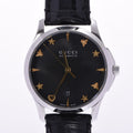  Shop Authentic Gucci G Timeless Automatic Black Dial Black Leather Strap Watch For Women - YA126469 - Luxxuri