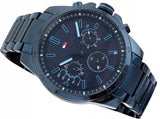  Shop Authentic Tommy Hilfiger Decker Chronograph Blue Dial Blue Steel Strap Watch for Men - 1791560 - Luxxuri