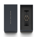  Shop Authentic Daniel Wellington Classic Petite Pressed Ashfield Black Dial Black Mesh Bracelet Watch For Women - DW00100441 - Luxxuri