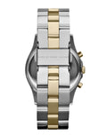 Marc Jacobs Henry Chronograph Silver Dial Two Tone Steel Strap Watch for Women - MBM3197