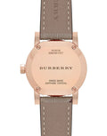 Burberry The City Pink Dial Brown Leather Strap Watch for Women - BU9236