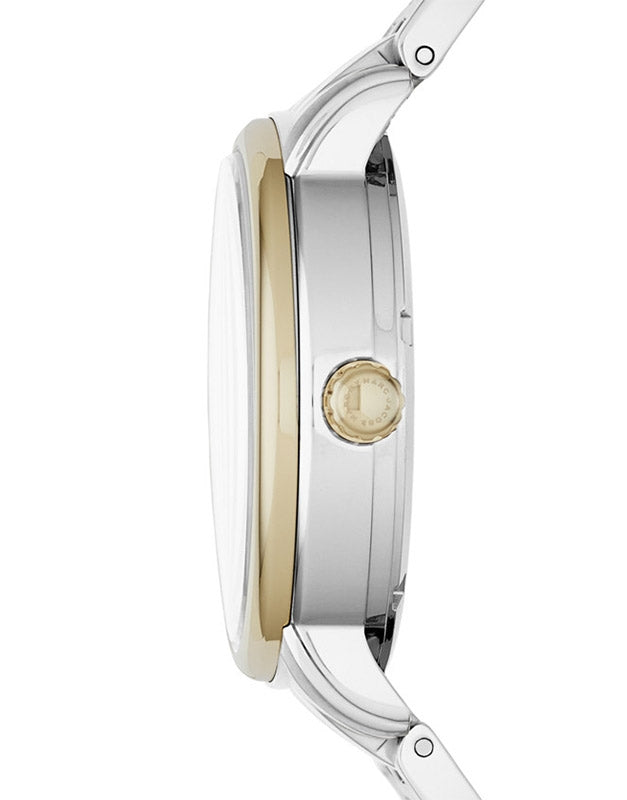  Shop Authentic Marc Jacobs Fergus Silver Dial Two Tone Steel Strap Watch for Women - MBM3426 - Luxxuri