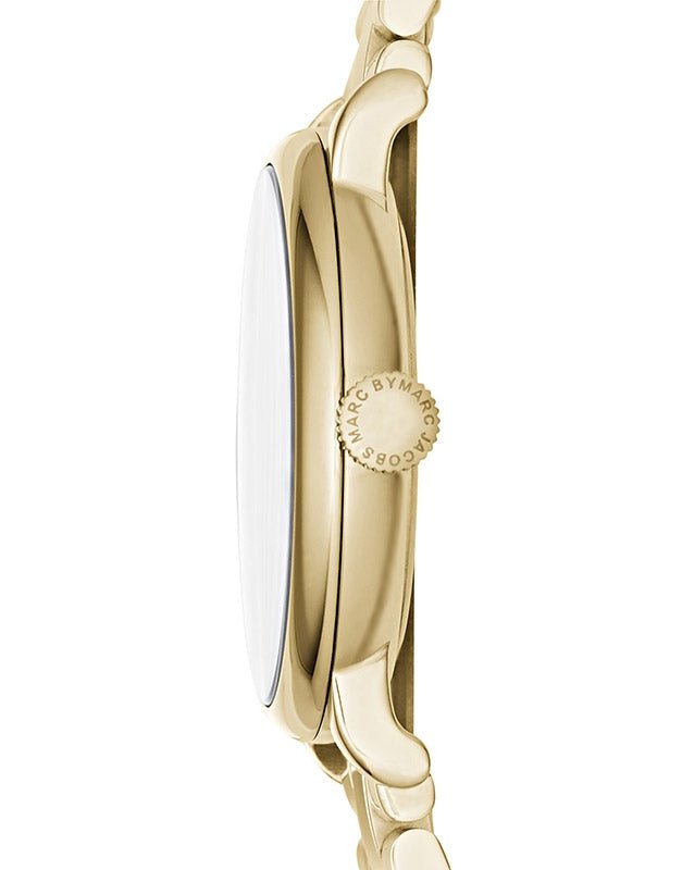  Shop Authentic Marc Jacobs Baker White Dial Gold Steel Strap Watch for Women - MBM3440 - Luxxuri