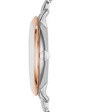  Shop Authentic Fossil Jacqueline White Dial Two Tone Steel Strap Watch for Women - ES3844 - Luxxuri