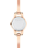  Shop Authentic Movado Rondiro 22mm Black Dial Rose Gold Steel Strap Watch For Women - 0607065 - Luxxuri