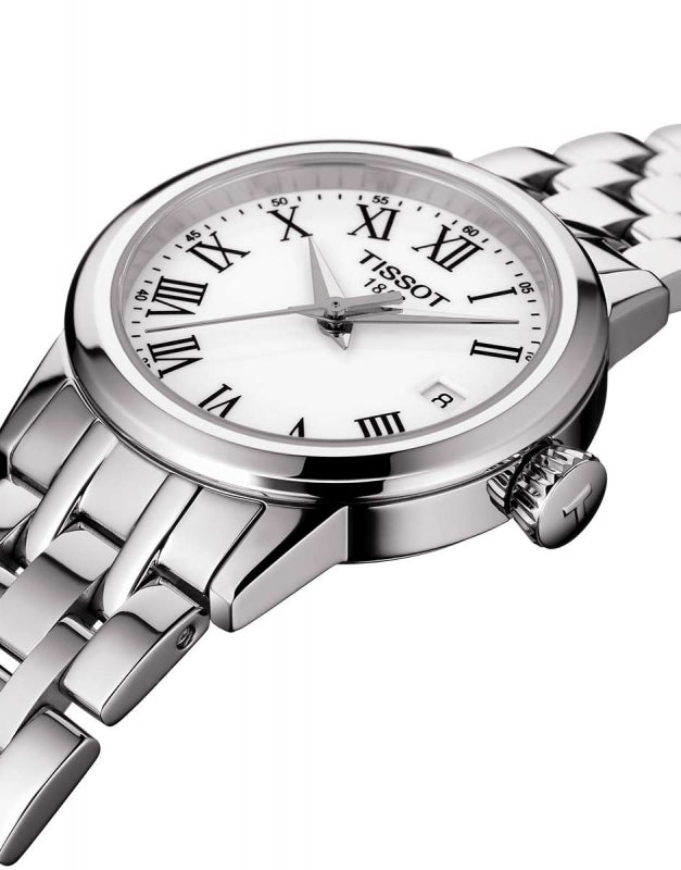  Shop Authentic Tissot Classic Dream Lady Stainless Steel Watch For Women - T129.210.11.013.00 - Luxxuri