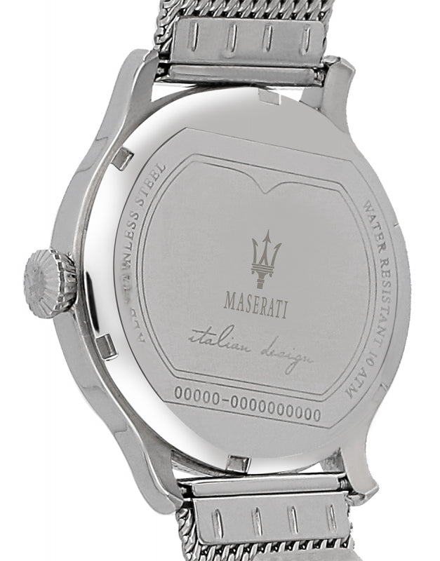 Shop Authentic Maserati Epoca Grey Dial Grey Mesh Bracelet Watch For Men - R8853118002 - Luxxuri