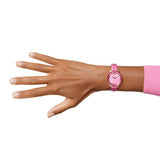  Shop Authentic Swarovski Octea Nova Pink Dial Pink Leather Strap Watch for Women - 5650030 - Luxxuri