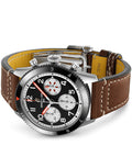  Shop Authentic Breitling Avi Chronograph 42 Mosquito Black Dial Brown Leather Strap Watch for Men - Y233801A1B1X1 - Luxxuri