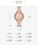  Shop Authentic Michael Kors Sofie Chronograph Rose Gold Dial Rose Gold Steel Strap Watch For Women - MK6560 - Luxxuri