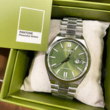  Shop Authentic Citizen x Pantone Automatic Peaceful Green Dial Silver Steel Strap Watch For Men - NJ0158-89Z - Luxxuri