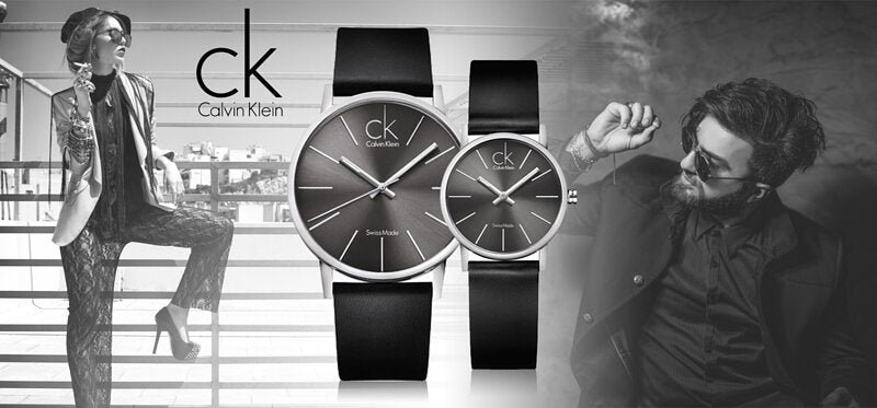 Shop Authentic Calvin Klein Firm Black Dial Black Leather Strap Watch for Women - K3N231C1 - Luxxuri