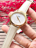  Shop Authentic Tissot T Lady Bella Ora Mother of Pearl Dial Cream Leather Strap Watch for Women - T103.310.36.111.00 - Luxxuri