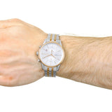  Shop Authentic Hugo Boss Jet Silver Dial Two Tone Steel Strap Watch for Men - 1513385 - Luxxuri