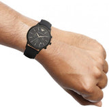  Shop Authentic Emporio Armani Renato Chronograph Quartz Blue Dial Blue Leather Strap Watch For Men - AR2481 - Luxxuri