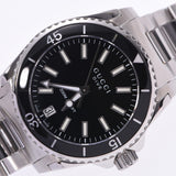  Shop Authentic Gucci Dive Black Dial Silver Steel Strap Watch For Women - YA136403 - Luxxuri