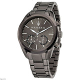  Shop Authentic Maserati Traguardo Gun Metal Dial Grey Steel Strap Watch For Men - R8873612002 - Luxxuri