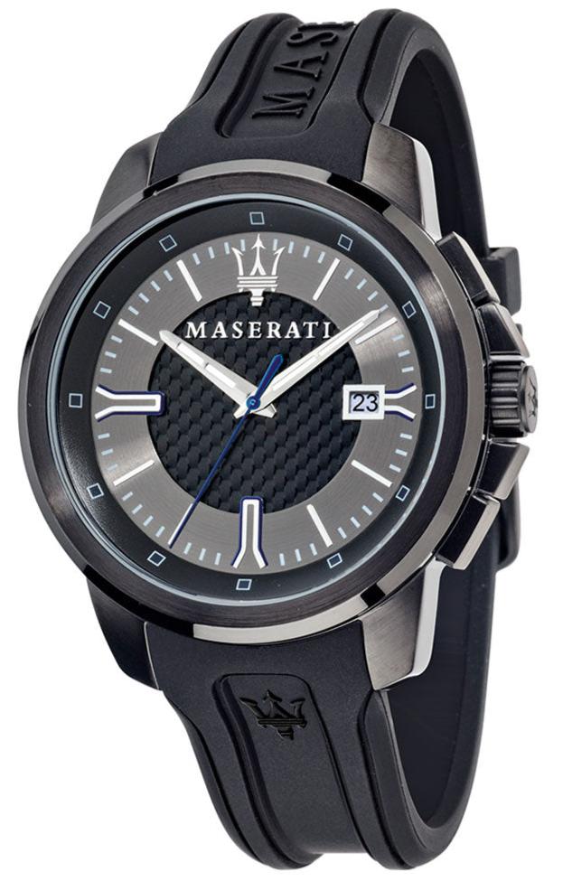  Shop Authentic Maserati SFIDA Black Dial Black Rubber Strap Watch For Men - R8851123004 - Luxxuri