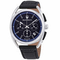  Shop Authentic Maserati Trimarano Chronograph Black Dial Black Leather Strap Watch For Men - R8871632001 - Luxxuri