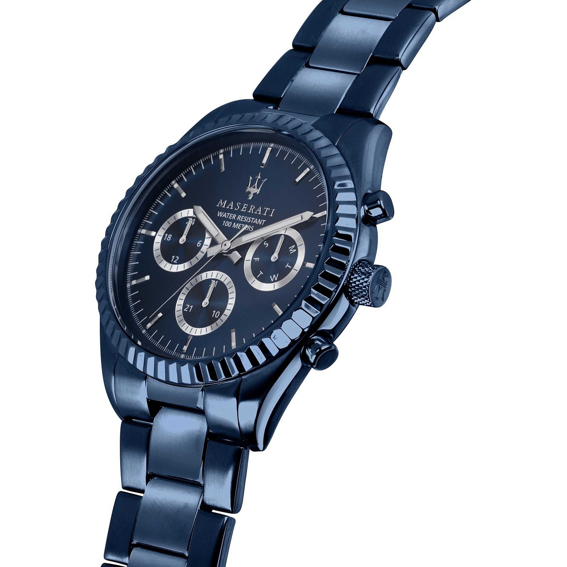 Shop Authentic Maserati Blue Edition Collection 43m Blue Dial Stainless Steel Watch For Men - R8853100025 - Luxxuri