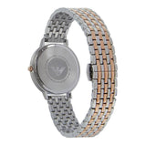  Shop Authentic Emporio Armani Silver Sunray Dial Two Tone Steel Strap Watch For Women - AR11113 - Luxxuri