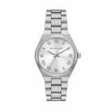  Shop Authentic Michael Kors Lennox Three Hand Silver Dial Silver Steel Strap Watch For Women - MK7393 - Luxxuri