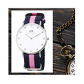  Shop Authentic Daniel Wellington Classy Winchester White Dial Two Tone NATO Strap Watch For Women - DW00100081 - Luxxuri