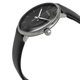  Shop Authentic Calvin Klein High Noon Quartz Black Dial Black Leather Strap Watch for Men - K8M211C1 - Luxxuri