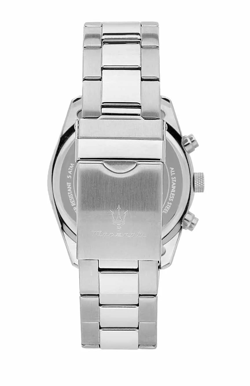  Shop Authentic Maserati Competizione Chronograph White Dial Silver Steel Strap Watch For Men - R8853100017 - Luxxuri