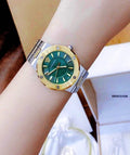  Shop Authentic Versace Greca Green Dial Silver Steel Strap Watch for Women - VEVH00720 - Luxxuri