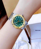  Shop Authentic Versace Greca Green Dial Silver Steel Strap Watch for Women - VEVH00720 - Luxxuri