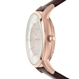  Shop Authentic Emporio Armani Meccanico Automatic Silver Dial Brown Leather Strap Watch For Men - AR60039 - Luxxuri