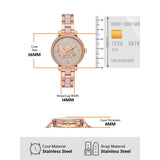  Shop Authentic Michael Kors Sofie Quartz Crystals Crystals Rose Gold Dial Rose Gold Steel Strap Watch For Women - MK4336 - Luxxuri