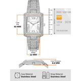  Shop Authentic Michael Kors Emery Analog Crystals Silver Dial Silver Steel Strap Watch for Women - MK4648 - Luxxuri