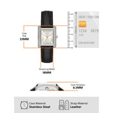  Shop Authentic Michael Kors Emery Three Hand Silver Dial Black Leather Strap Watch For Women - MK4696 - Luxxuri