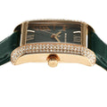  Shop Authentic Michael Kors Emery Quartz Diamonds Green Dial Green Leather Strap Watch For Women - MK4697 - Luxxuri
