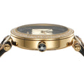 Michael Kors Parker Black Dial Cheetah Print Brown Leather Strap Watch For Women - MK4723