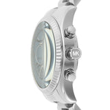  Shop Authentic Michael Kors Lexington Chronograph Blue Dial Silver Steel Strap Watch For Women - MK7215 - Luxxuri