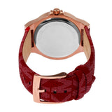  Shop Authentic Michael Kors Lennox Three Hand Silver Dial Red Leather Strap Watch For Women - MK7308 - Luxxuri