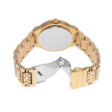  Shop Authentic Michael Kors Lennox Three-Hand Gold Dial Gold Steel Strap Watch For Women - MK7339 - Luxxuri
